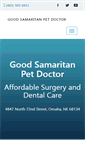 Mobile Screenshot of goodsampetdoc.com